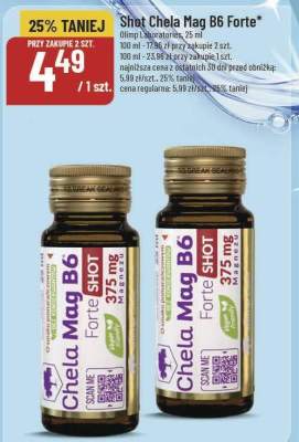 Shot Chela Mag B6 Forte Olimp Laboratories promocja w POLOmarket