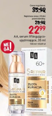 Serum liftingująco - ujędrniające 60+ Aa technologia wieku 5repair promocja