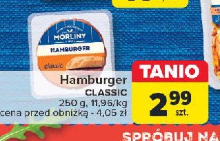 Hamburger classic Morliny promocja