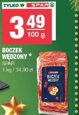 Boczek wędzony Spar promocja w SPAR
