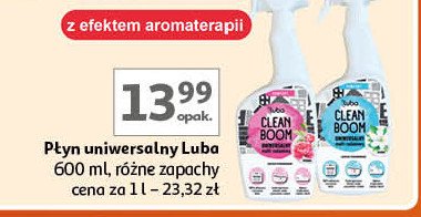 Płyn do czyszczenia uniwersalny piwonia Luba comfort clean boom promocja