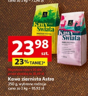 Kawa ziarnista promocja w Auchan