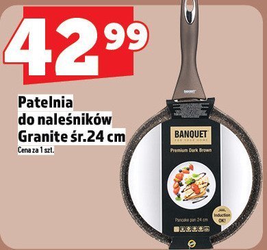 Patelnia do naleśników Granite śr. 24 cm promocja w TOPAZ