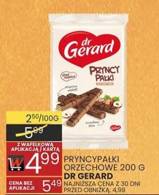 Pryncypałki orzechowe 200g Dr Gerard promocja w Wafelek