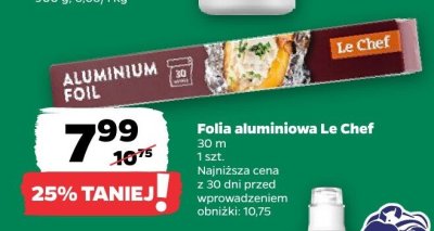 Folia aluminiowa Le Chef promocja w Netto