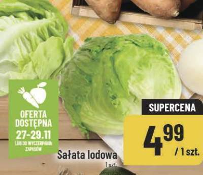Sałata lodowa POLOmarket promocja w POLOmarket