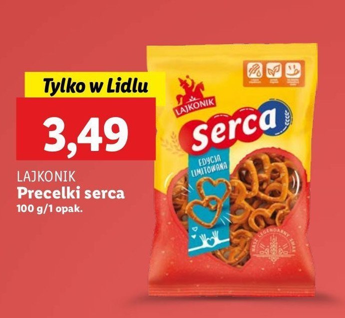 Precelki serca Lajkonik precelki chrupkie promocja