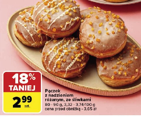 Pączek z różą promocja w Carrefour Market