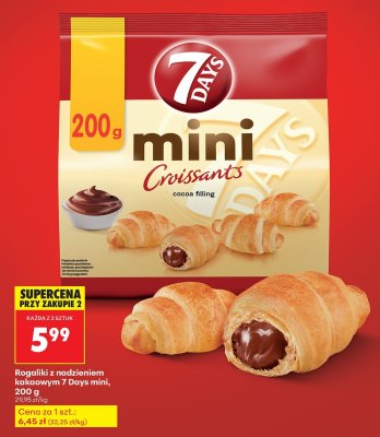 Rogaliki z nadzieniem kakaowym mini promocja w Biedronka