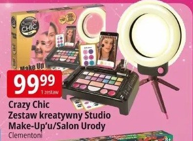 Zabawka Crazy Chic Zestaw kreatywny Studio Make-Up'u/Salon Urody promocja w Leclerc