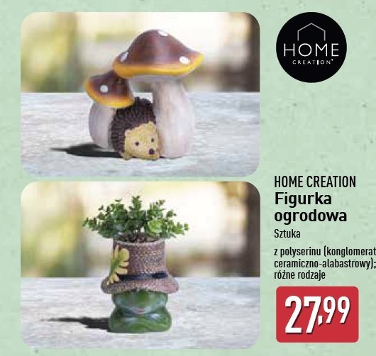 Figurka ogrodowa Home creation promocja w Aldi