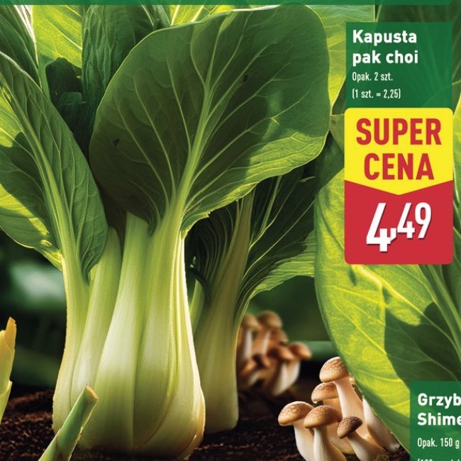 Kapusta pak choi promocja