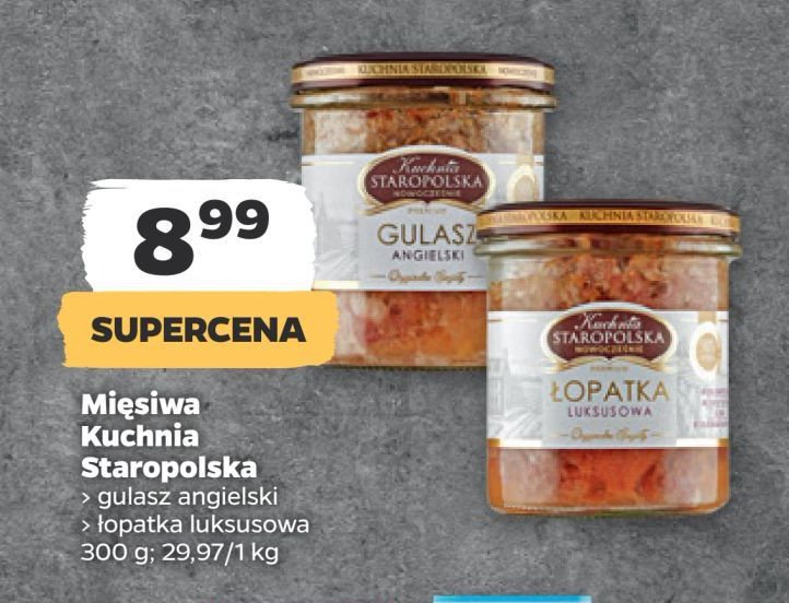 Łopatka luksusowa Kuchnia staropolska promocja