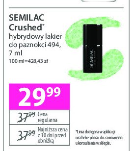 Lakier hybrydowy 494 Semilac promocja