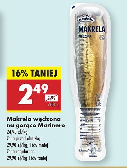 Makrela w臋dzona Marinero promocja