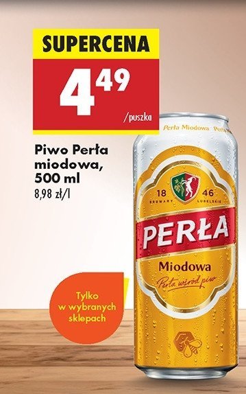 Piwo Perła miodowa promocja