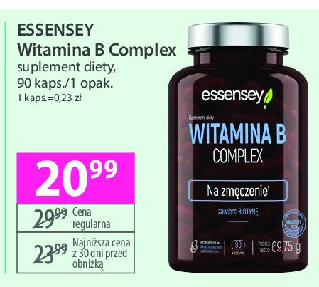 Witamina b complex Essensey promocja