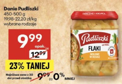 Danie Pudliszki wybrane rodzaje promocja w Delikatesy Centrum