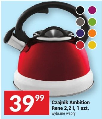 Czajnik Ambition Rene 2,2 l, 1 szt. promocja w Twój Market