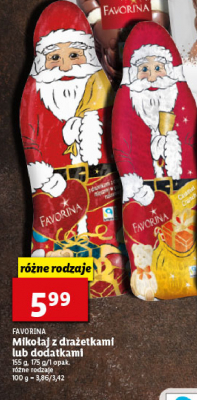 Miko艂aj z dodatkami Favorina promocja