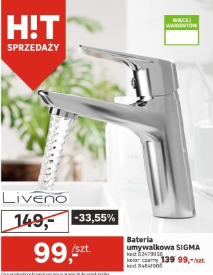 Bateria umywalkowa SIGMA kod: 82479958, kolor: czarny promocja w Leroy Merlin