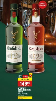 Whisky 12 YO Original Glenfiddich promocja