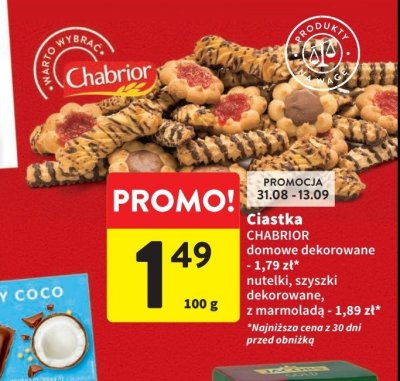 Ciastka domowe dekorowane Chabrior promocja