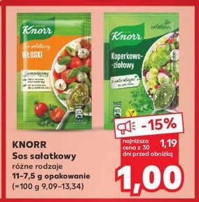 Włoski Knorr sos sałatkowy promocja