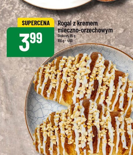 Rogal z kremem mleczo-orzechowym Stokson promocja