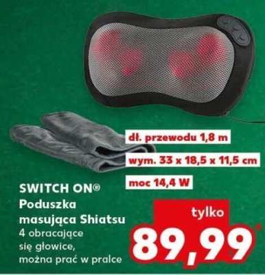 Poduszka masująca Shiatsu  promocja w Kaufland