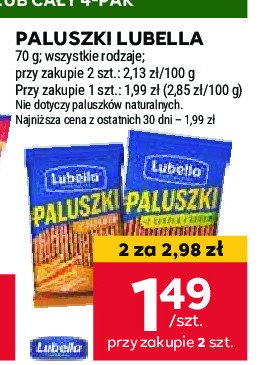 Paluszki serowo-cebulowe Lubella paluszki promocja