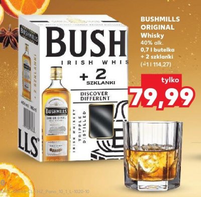 Whisky Original + 2 szklanki promocja w Kaufland