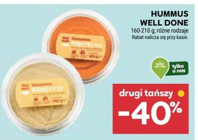 Hummus Well Done promocja w Stokrotka