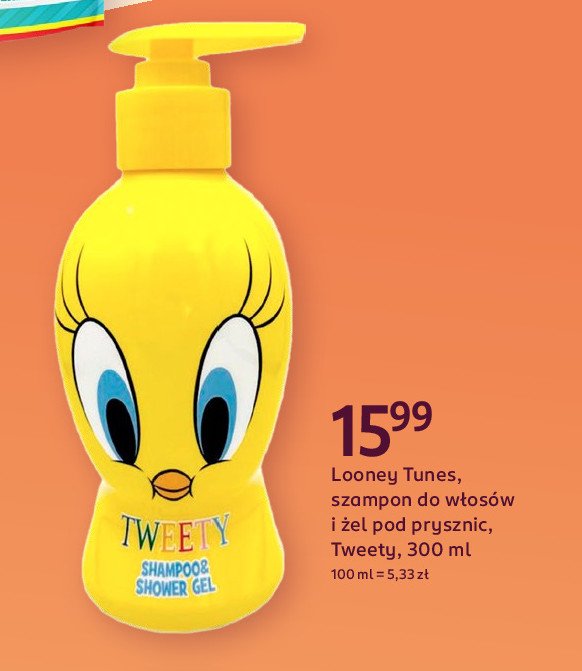 Żel i szampon tweety promocja w Rossmann