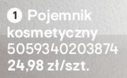 Pojemnik kosmetyczny promocja w Castorama