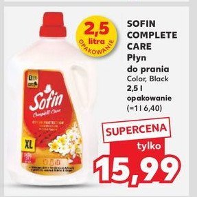 Płyn do prania color protection SOFIN COMPLETE CARE promocja