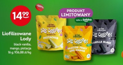 Lody liofilizowane Star Candies vanilla black promocja w Żabka