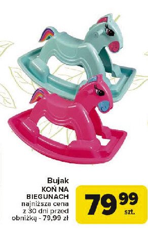 Koń na biegunach plastikowy Marmat promocja w Carrefour