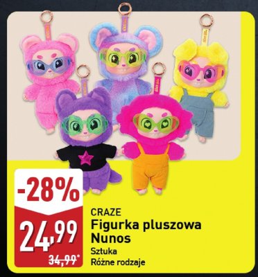 Figurka pluszowa Nunos Różne rodzaje promocja w Aldi