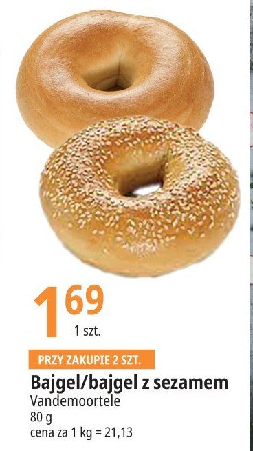 Bajgiel z sezamem Vandemoortele promocja