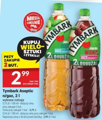 Napój Tymbark Aseptic n/gaz 2l promocja w Twój Market