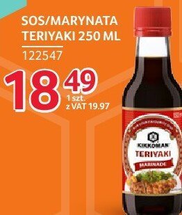 Sos marynata teriyaki Kikkoman 250ml promocja w Selgros
