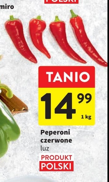 Peperoni czerwone promocja