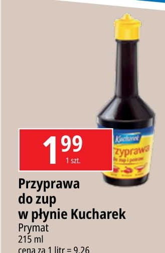 Przyprawa do zup i potraw Kucharek promocja w Leclerc