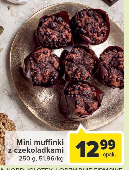 Muffinki mini z czekoladkami promocja