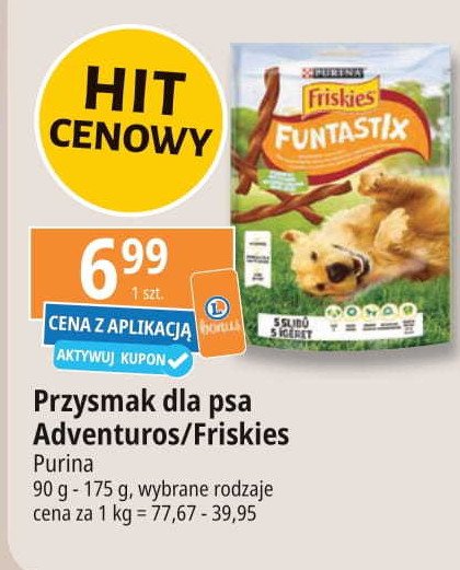 Przysmak dla psa bekon i ser FRISKIES FUNTASTIX Purina friskies promocja