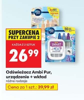 Odświeżacz powietrza urządzenie + wkład różne rodzaje promocja w Biedronka