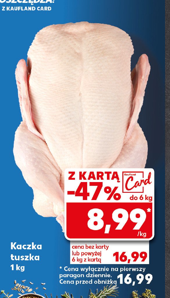 Kaczka tusza promocja w Kaufland