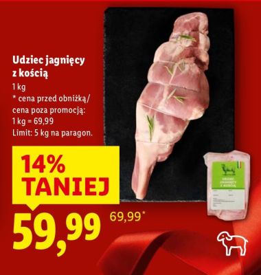 Udziec jagnięcy z kością promocja w Lidl