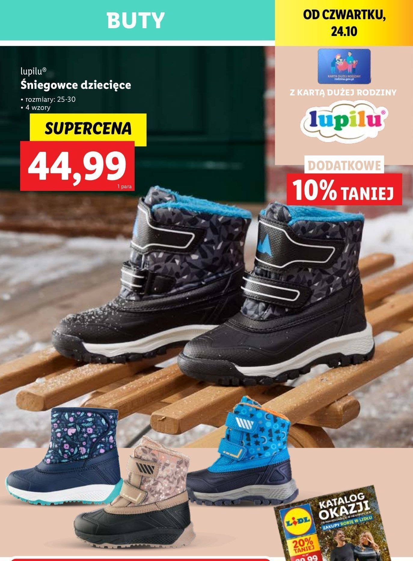 Śniegowce dziecięce 25-30 Lupilu promocja